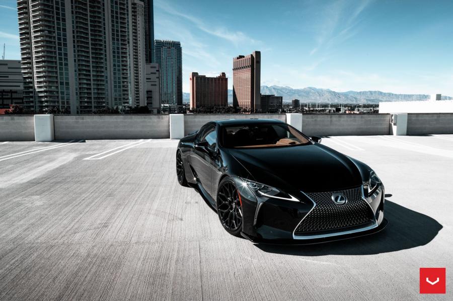 Lexus LC500 Obsidian on Vossen Wheels (HF-2) 2019 года  (фото 10 из 20)